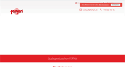Desktop Screenshot of fertan.com